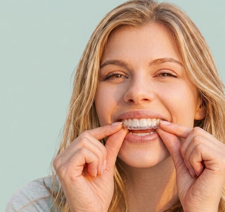 Woman using SmileSet