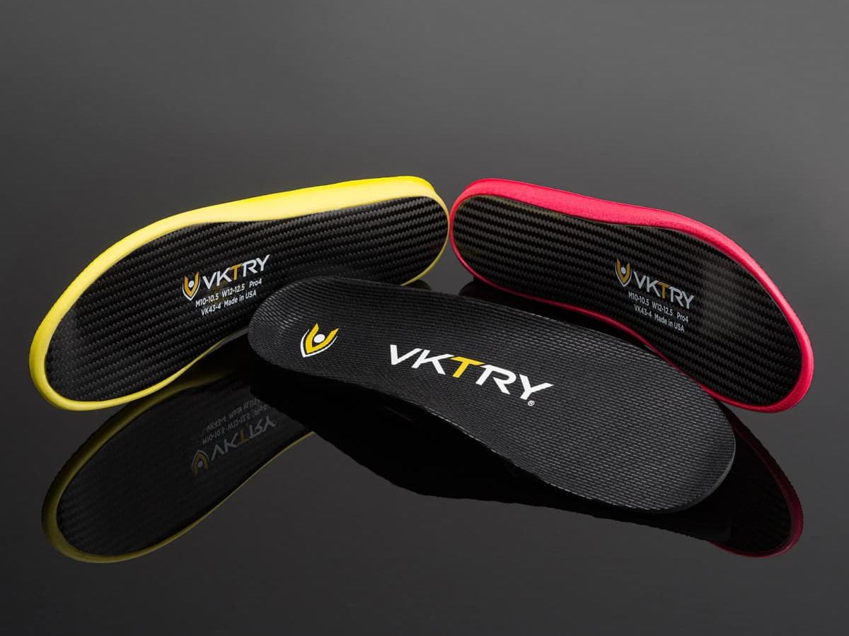 VKTRY Gold carbon fiber performance insoles