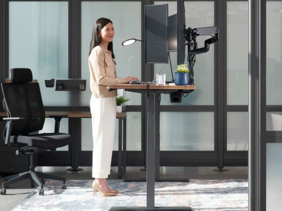 VariDesk Pro Plus 48 height-adjustable standing desk