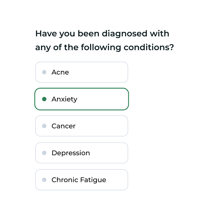 Image of Truemed's health survey